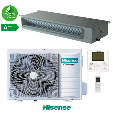 AIRE ACONDICIONADO CONDUCTOS HISENSE AUD125UX4RHH5 + AUW125U4RT5